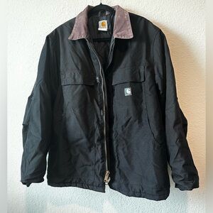 Carhartt Duck Canvas Yucon Chore Field Jacket Sz XL Jacket C55 Black.